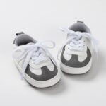 Baby Boys' Shoes Prewalker Lace up Casual Sneakers - Image 4