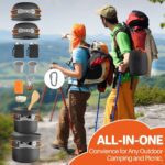 FUNYKICH Camping Pots and Pans Set, Non-Stick Camping Cooking Set, Lightweight Camping Cookware with Storage Bag for Camping, Backpacking, Outdoor Cooking & Picnic - Image 5