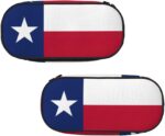 Flag of Texas Print Pencil Case Stationery Tool Office Supplies Unisex Accessory Suitable Any Occasion - Image 4