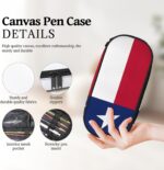 Flag of Texas Print Pencil Case Stationery Tool Office Supplies Unisex Accessory Suitable Any Occasion - Image 7
