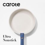 CAROTE 4pcs Non Stick Frying Pans, 8"+10"+12” Frying Pan Egg Pan Omelet Pans with Detachable Handle, Nonstick Cookware, PFOA Free, Induction Compatible & Oven Safe, Dishwasher Safe, Blue - Image 6