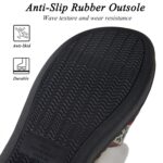 DL Women's Comfy House Slippers with Faux Fur Lining, Memory Foam Slip on House Shoes Nordic with Indoor Outdoor Anti-Skid Rubber Sole - Image 6