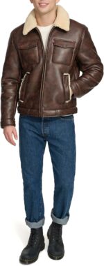 Levi's mens Faux Shearling Trucker Jacket - Image 3
