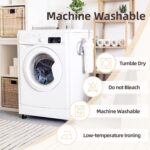 Couch Cover for 3-4 Cushion Couch Sofa Cover for Dog, Couch Covers for Oversized Sofa, Sofa Covers Washable Pet Couch Covers, Sofa Slipcover Non-Slip L Shape Couch Cover, 71''x150'', Khaki - Image 8