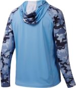 BASSDASH Men’s UPF 50 Performance Fishing Shirt Cooling Hoodie Camo Long Sleeve FS17M - Image 4