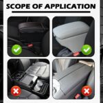 Bling Star Car Center Console Cover,Leather Arm Rest Cover for Car with Non-Slip Particles & Side Pokets,Cars Armrest Covers Cars Interior Accessories for Relieving Arm Fatigue - Image 8