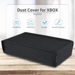 PlayVital Black Nylon Dust Cover for Xbox Series S Console, Soft Neat Lining Dust Guard, Anti Scratch Waterproof Cover Sleeve for Xbox Series S Console - Image 4