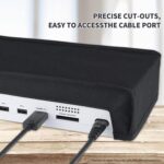 PlayVital Black Nylon Dust Cover for Xbox Series S Console, Soft Neat Lining Dust Guard, Anti Scratch Waterproof Cover Sleeve for Xbox Series S Console - Image 6
