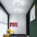 ADISUN LED Modern Ceiling Light,6000K Semi Flush Mount Ceiling Light Fixture, Small Ceiling Lamp for Living Room Bedroom Bathroom Kitchen(D11 in*H2.9 in; 33W) - Image 7