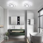ADISUN LED Modern Ceiling Light,6000K Semi Flush Mount Ceiling Light Fixture, Small Ceiling Lamp for Living Room Bedroom Bathroom Kitchen(D11 in*H2.9 in; 33W) - Image 8