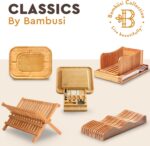 Bambüsi 4 Pack Drawer Dividers - 2.6" High, 16-22" Adjustable Drawer Bamboo Organizers for Clothes, Expandable Dresser Separators in Bedroom/Bathroom/Kitchen/Office Organization and Storage (Black) - Image 8