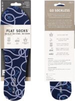 FLAT SOCKS No Show Socks, Sockless Shoe Liner, No Slipping, Odor Control, Washable Barefoot Shoe Insert - Image 3