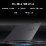 ASUS ROG Strix G16 (2025) Gaming Laptop, 16” FHD+ 16:10 165Hz/3ms, NVIDIA® GeForce RTX™ 5050, Intel® Core™ i5-13450HX, 16GB DDR5-5600, 1TB PCIe Gen 4 SSD, Wi-Fi 7, Windows 11 Home, G615JH-DS54 - Image 9