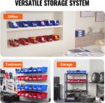 VEVOR Plastic Stackable Storage Bins 12 Pack (11 x 5 x 5-Inch), Hanging Storage Organizer Bins, Heavy Duty Stacking Containers for Closet, Garage, Office, Home, Pantry or Small Parts Organization - Image 7