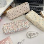 Cute Pencil Case Aesthetic Student Pencil Pouch Coin Pen Pouch Cosmetic Bag Office Stationery Organizer For Kids Teen School (Y) - Image 7