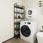 Slim Rolling Storage Cart with Wheels, Metal 6 Tier Mobile Shelving Unit Organizer Kitchen Utility Cart for Office Bathroom Kitchen Laundry Room Narrow Places (6inches) - Image 4