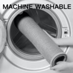 Eunoia Bathroom Rugs 20x31,Ellipses Bath Mats for Bathroom with Non Slip, Washable,Quickly Absorption Bath Rugs, Machine Washable Dry, Bath Mat for Floor, Tub and Shower,Grey - Image 5