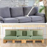 LANIAKEA 4 PCS Plastic Sofa Cushion Covers 28x28x9 Inch PVC Waterproof Couch Covers Clear Furniture Sofa Seat Slipcover for Against Cat Dog Clawing Scratching - Image 8