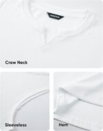 JMIERR Men's Ribbed Tank Tops Knit Sleeveless Workout T Shirt Muscle Gym Fitness Tee - Image 7