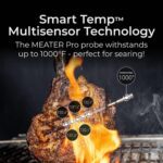 MEATER Pro: Smart Bluetooth Wireless Meat Thermometer Digital | 1000°F Heat Resistance | Long Range | Certified Accuracy | BBQ, Oven, Grill, Smoker, Air Fryer, Deep Fryer - Image 6