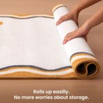 SLEEP ZONE Kids Rugs for Playroom, Washable Rugs for Children Toddlers Bedroom, Non Slip Rug Play Mat Soft Dorm Nursery Carpet, Beige, 3X5 Feet - Image 5