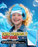 Kids Headphones Headband Bluetooth-Toddler Wireless & Wired Headphones Headband - Comfortable Fit - Safe Volume Limited - Adjustable for Travel, Learning, Sleep and Entertainment - Image 3