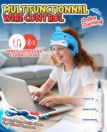 Kids Headphones Headband Bluetooth-Toddler Wireless & Wired Headphones Headband - Comfortable Fit - Safe Volume Limited - Adjustable for Travel, Learning, Sleep and Entertainment - Image 4
