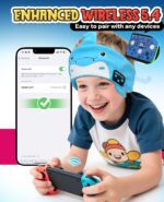 Kids Headphones Headband Bluetooth-Toddler Wireless & Wired Headphones Headband - Comfortable Fit - Safe Volume Limited - Adjustable for Travel, Learning, Sleep and Entertainment - Image 5