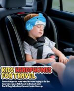 Kids Headphones Headband Bluetooth-Toddler Wireless & Wired Headphones Headband - Comfortable Fit - Safe Volume Limited - Adjustable for Travel, Learning, Sleep and Entertainment - Image 7