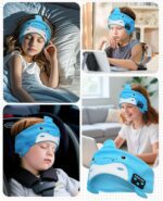 Kids Headphones Headband Bluetooth-Toddler Wireless & Wired Headphones Headband - Comfortable Fit - Safe Volume Limited - Adjustable for Travel, Learning, Sleep and Entertainment - Image 8
