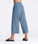 THE GYM PEOPLE Womens' Yoga Pants with Pockets and Tummy Control High Waist in Flare Crop - Image 5