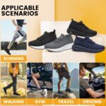 Mens Slip on Walking Shoes Comfort Sock Shoes Non Slip Mesh Casual Running Sneakers - Image 4