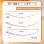 Piercing Taper Ball Grabber Tool for Changing Jewelry - 14G 16G 18G 20G Stainless Steel Flat Back Earrings Applicator Tool Threadless Insertion Pin Thread Body Piercing Kit for Ear Nose Lip - Image 3