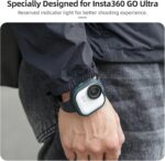 Silicone Strap Case for Insta360 Go Ultra, Cat Collar Wristband Backpack Clip Bicycle Strap for Insta360 Go Ultra Accessories - Image 8