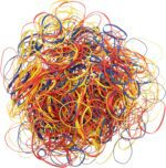 Amazon Basics Assorted Size and Color Rubber Bands, 0.5 lb. - Image 4