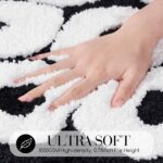 ELDONE You Look Good Bath Mat - Cool Black and White Bathroom Rugs Non Slip Washable, Black Bathroom Decor, Hypebeast Bedroom Decor Aesthetic, Cute Funny Funky Trendy Bathroom Mats 25" x 21" - Image 5