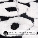 ELDONE You Look Good Bath Mat - Cool Black and White Bathroom Rugs Non Slip Washable, Black Bathroom Decor, Hypebeast Bedroom Decor Aesthetic, Cute Funny Funky Trendy Bathroom Mats 25" x 21" - Image 6