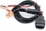VSTM OBD II Vehicle ECU Emergency Power Supply Cable Memory Saver (3Meter) with Alligator Clip-On 12V Car Battery Cigarette Lighter Power Extension Socket - Image 8