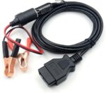 VSTM OBD II Vehicle ECU Emergency Power Supply Cable Memory Saver (3Meter) with Alligator Clip-On 12V Car Battery Cigarette Lighter Power Extension Socket - Image 9