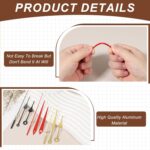 uxcell 10 Sets Clock Hands, Aluminum Clock Hands Only Kit Parts Mechanism Replacement for DIY Repair Movements Parts for Living Bed Room Home Decoration, White 3.66 Inch - Image 4