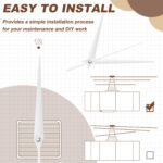 uxcell 10 Sets Clock Hands, Aluminum Clock Hands Only Kit Parts Mechanism Replacement for DIY Repair Movements Parts for Living Bed Room Home Decoration, White 3.66 Inch - Image 5