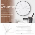 uxcell 10 Sets Clock Hands, Aluminum Clock Hands Only Kit Parts Mechanism Replacement for DIY Repair Movements Parts for Living Bed Room Home Decoration, White 3.66 Inch - Image 6