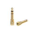 Amazon Basics Gold Plated 6.35mm 1/4 Male to 3.5mm 1/8 Female audio Stereo Headphone Adapter - 2-Pack - Image 5