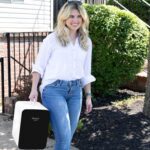 Cooluli 10L Mini Fridge for Bedroom, Car, Office Desk & Dorm - Portable Thermoelectric Cooler & Warmer for Food, Drinks, Skincare - AC/DC Refrigerator with Glass Front, Black - Image 7