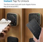 ULTRALOQ Bolt NFC, World's First Smart Lock with Apple Home Key and Android NFC Tap to Unlock, Built in Wi-Fi Deadbolt, Remote Control, Works with HomeKit, Alexa, Google, 1 Year Battery, BHMA Cert. - Image 3