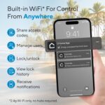 ULTRALOQ Bolt NFC, World's First Smart Lock with Apple Home Key and Android NFC Tap to Unlock, Built in Wi-Fi Deadbolt, Remote Control, Works with HomeKit, Alexa, Google, 1 Year Battery, BHMA Cert. - Image 5