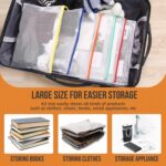 24pcs Mesh Zipper Pouch File Bags Puzzle Storage Bags, A3 17x12 Inches Large Reusable Zipper Pouches for Organizing Classroom Board Game Organization - Image 6