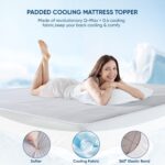 Cooling Comforter Twin Size, 2PCS Reversible Cooling Blanket for Hot Sleepers and Night Sweats, Cool Blanket with Mattress Pad for Summer, Breathable & Lightweight Comforter for All Season (68"x90") - Image 6