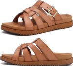 KuaiLu Gladiator Sandals for Women with Comfortable Arch Support Summer Beach Walking Fisherman Slides Boho Outfits Slip on Cushion Shoes Indoor Outdoor - Image 10