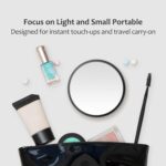 MIYADIVA 30X Magnifying Mirror, Small Travel Mirror with Suction Cup and Tweezers, 3.5 Inches - Image 8